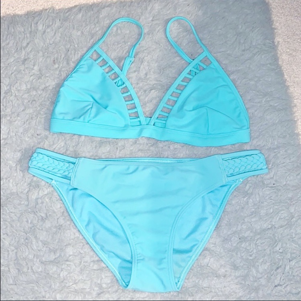 Light blue Hollister bikini set
